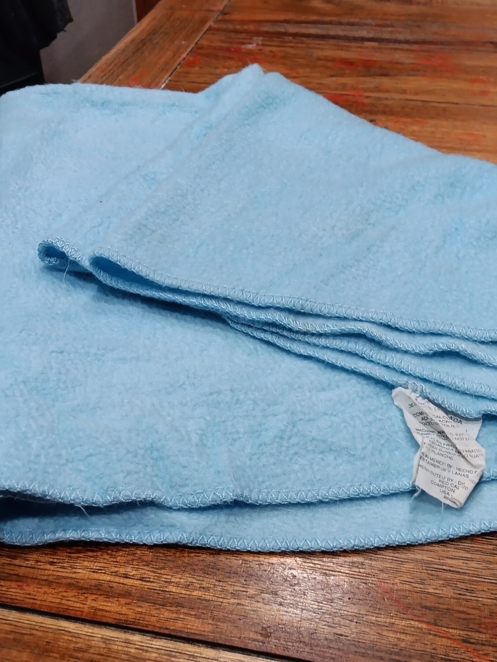 Soft Light Blue Home Accent BabyThrow Blanket - Unbranded